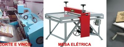 Máquinas de corte e vinco