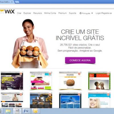 Wix – Construtor de sites grátis