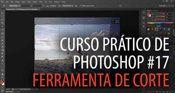 Curso prático de Photoshop #17 – Ferramenta de corte